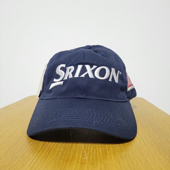 SRIXON Z-STAR PROMO Golf Baseball Cap Hat Adjustable Strapback Navy Blue NEW - Picture 5 of 11